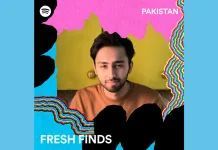 Spotify Fresh Finds artist Aashir Wajahat hits #1 on Spotify Pakistan’s Weekly Charts with ‘Sadqay’ Aashir Wajahat