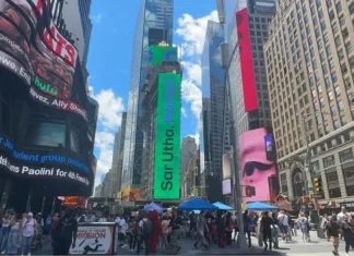 onic Lights Up Times Square’ in Support of Pakistan for T20 World Cup 2024 Times Square