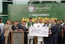 Arshad Nadeem, Pakistan’s Olympic Javelin Gold Medalist Honored at Meezan House, Karachi Arshad Nadeem