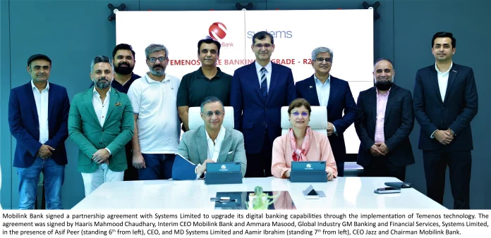 English Photo Caption - Mobilink Bank partners with Systems Limited to d... (1) Mobilink Bank Systems Limited