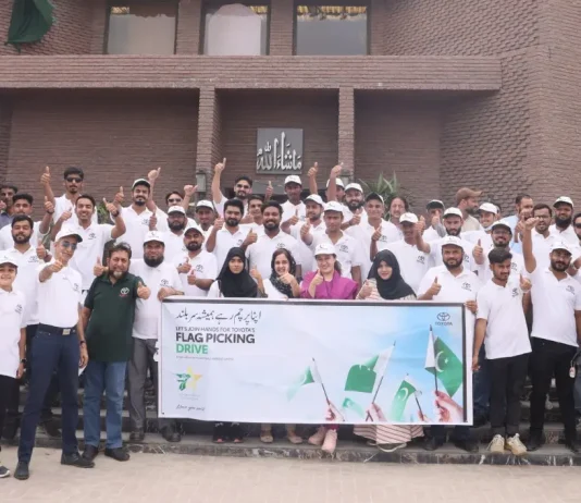 Indus Motors Flag Collection Drive Boosts Patriotism Flag Collection Drive