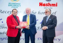 Hashmi Pakistan and economic Diplomacy Forum Host a farewell reception for The German Consul General in Karachi Hashmi Pakistan