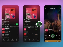 Spotify transitions