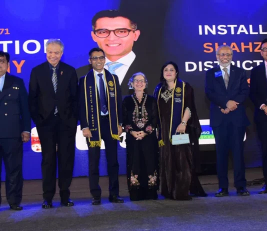 Rotary District 3271 Installs Shahzad Sabir as District Governor, Marks Centennial of Rotary Service in Pakistan Rotary District