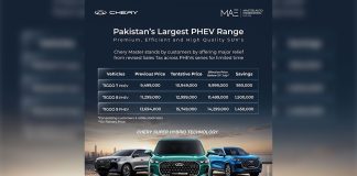 Chery Master stands by its customers, offering major relief from the revised Sales Tax across its PHEV lineup for a limited time. Save up to PKR 1.5 million Chery