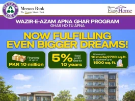 Meezan Bank Accelerates Affordable Housing Finance, Surpasses PKR 3 Billion under Government’s Ghar Ho Tu Apna Programme Meezan Bank