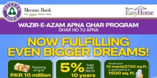 Meezan Bank Accelerates Affordable Housing Finance, Surpasses PKR 3 Billion under Government’s Ghar Ho Tu Apna Programme Meezan Bank