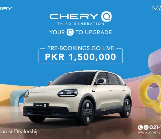 Chery Q Bookings Open with PKR 1.5 Million – Your Q to Beat the Fuel Bill Chery Q