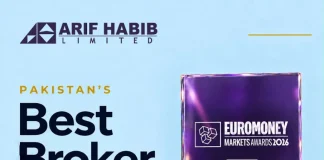 Arif Habib Limited Named Pakistan’s Best Broker at Euromoney Markets Awards 2026 Arif